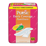 Poise Liners light bladder leakage protection, long length, very light absorbency Picture